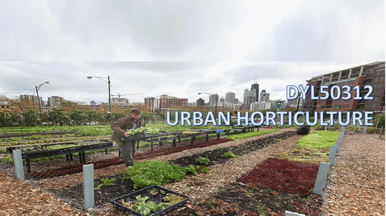 DYL50312 URBAN HORTICULTURE