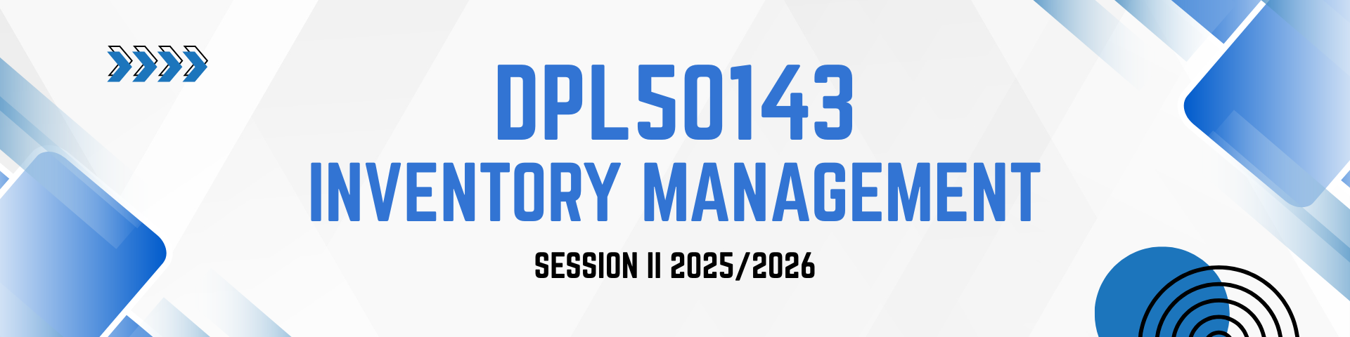 DPL50143 | INVENTORY MANAGEMENT | SESI II:2025/2026