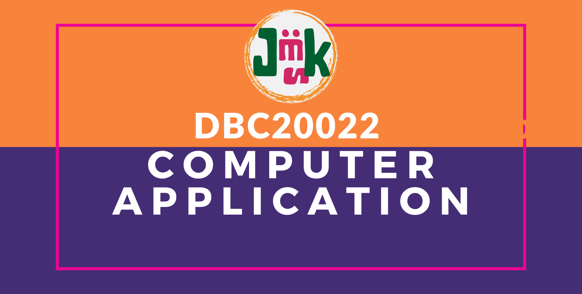 DBC20022 SESI II: 2025/2026
